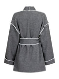 Frenchie Wool Jacket - Dark Grey Melange