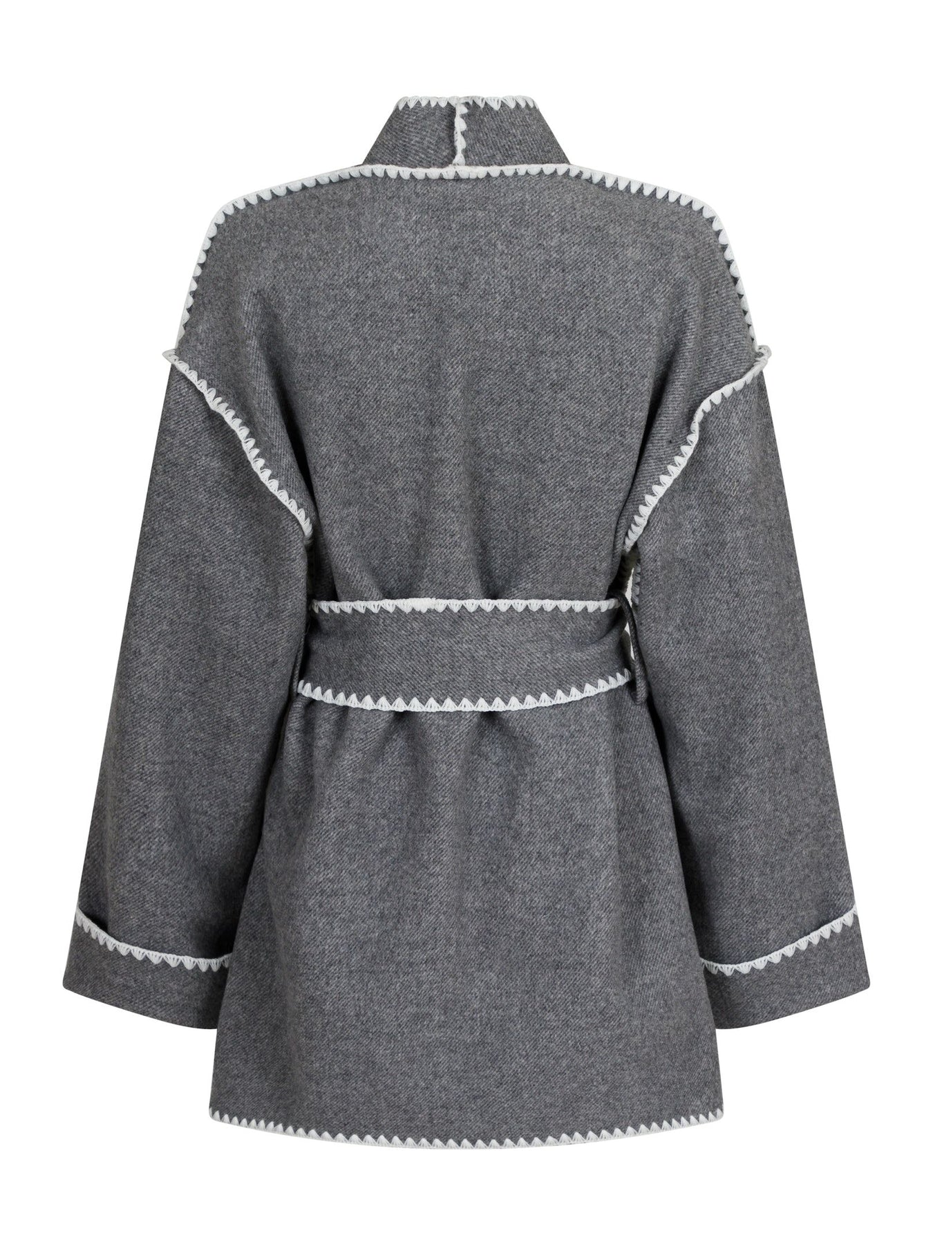 Frenchie Wool Jacket - Dark Grey Melange