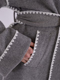 Frenchie Wool Jacket - Dark Grey Melange