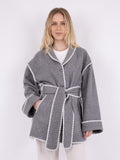 Frenchie Wool Jacket - Dark Grey Melange
