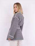 Frenchie Wool Jacket - Dark Grey Melange
