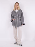 Frenchie Wool Jacket - Dark Grey Melange