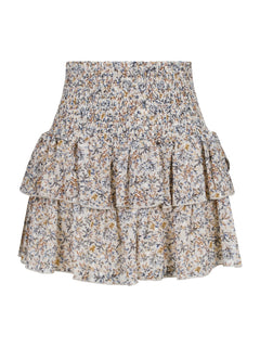 Carin Bohemian Skirt - Creme