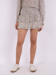 Carin Bohemian Skirt - Creme