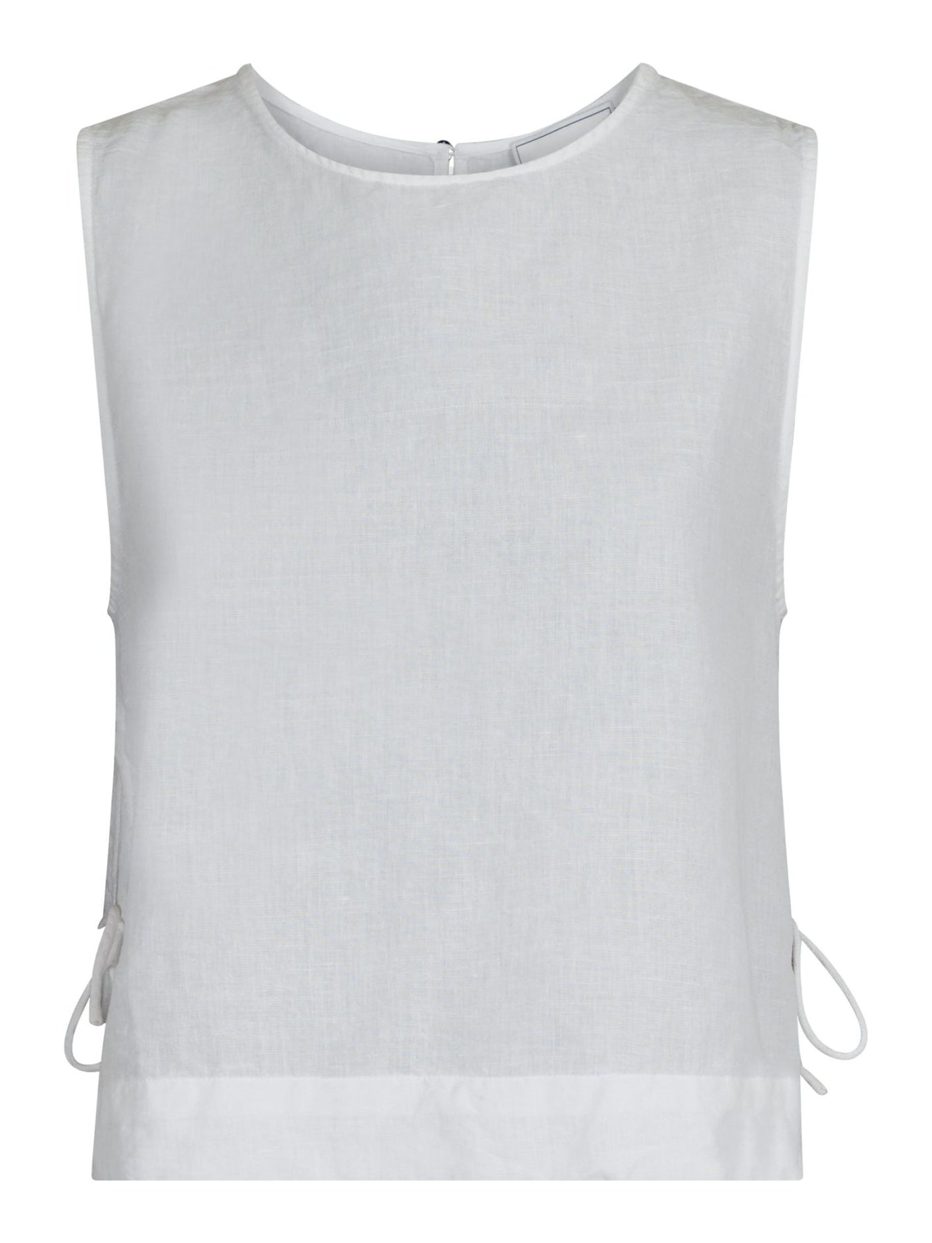 Neo Noir Svetlana Linen Top - Vit