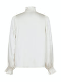 Brielle Satin Blouse - Off White