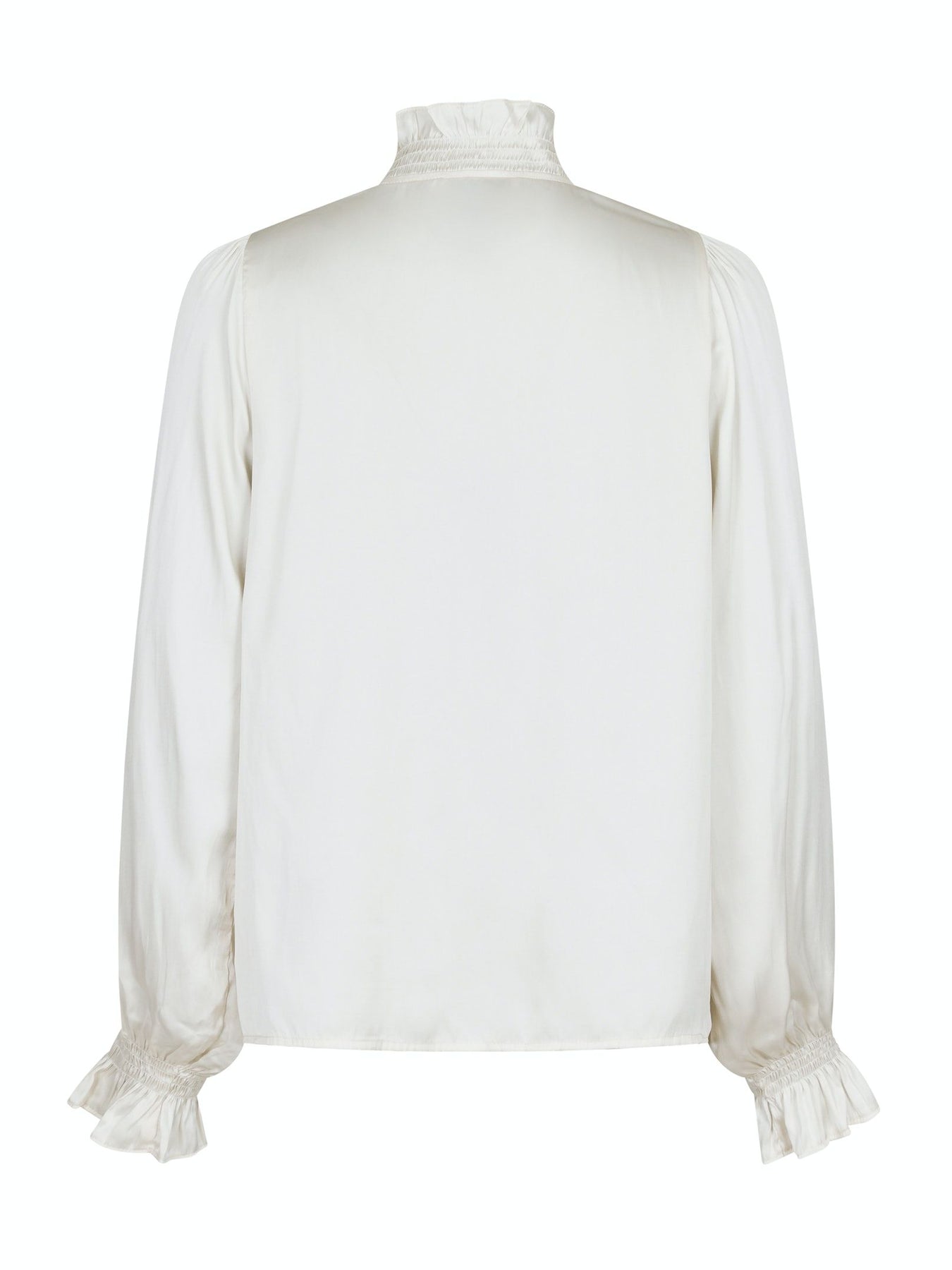 Brielle Satin Blouse - Off White