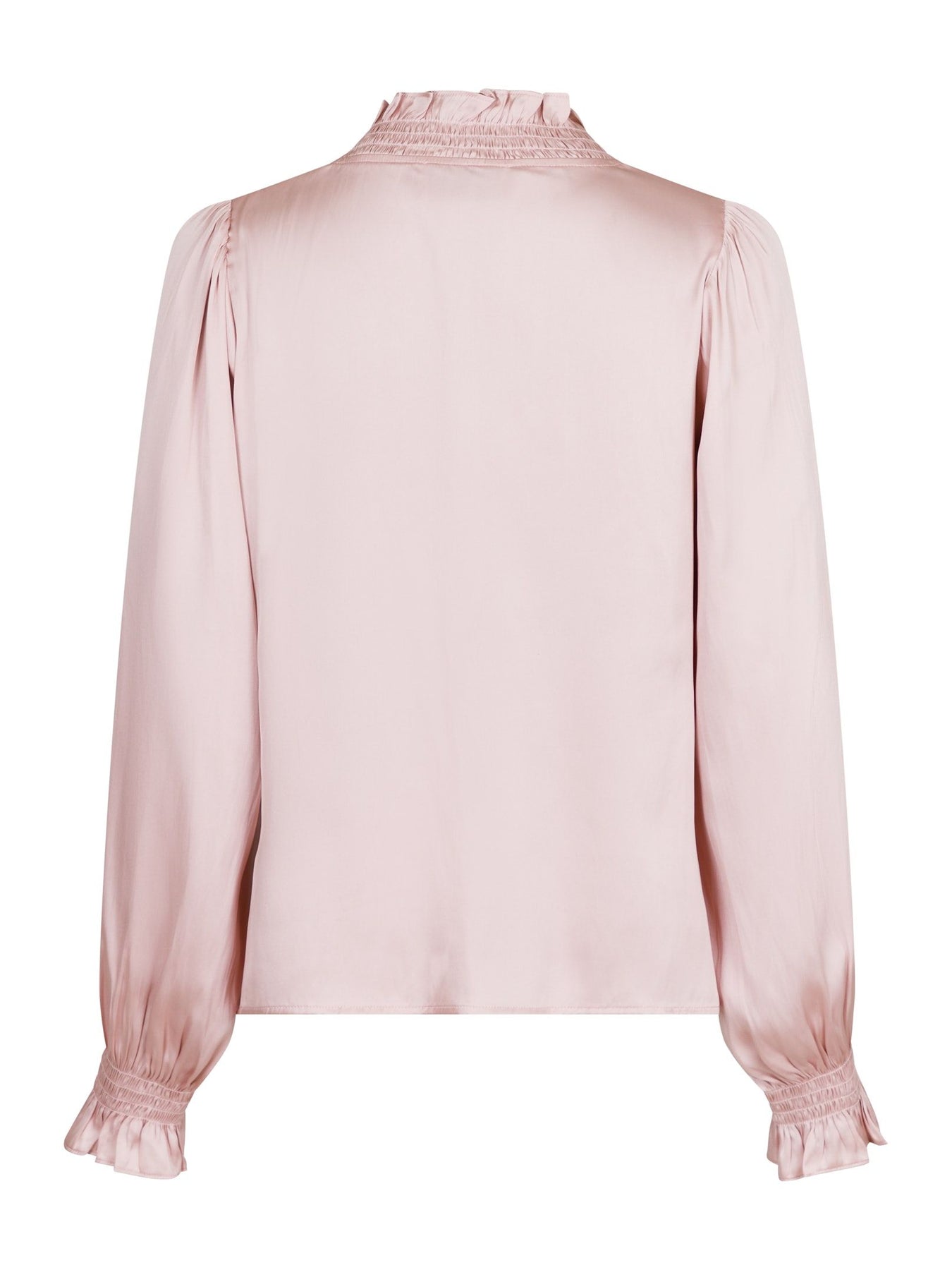 Brielle Satin Blouse - Powder