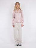 Brielle Satin Blouse - Powder
