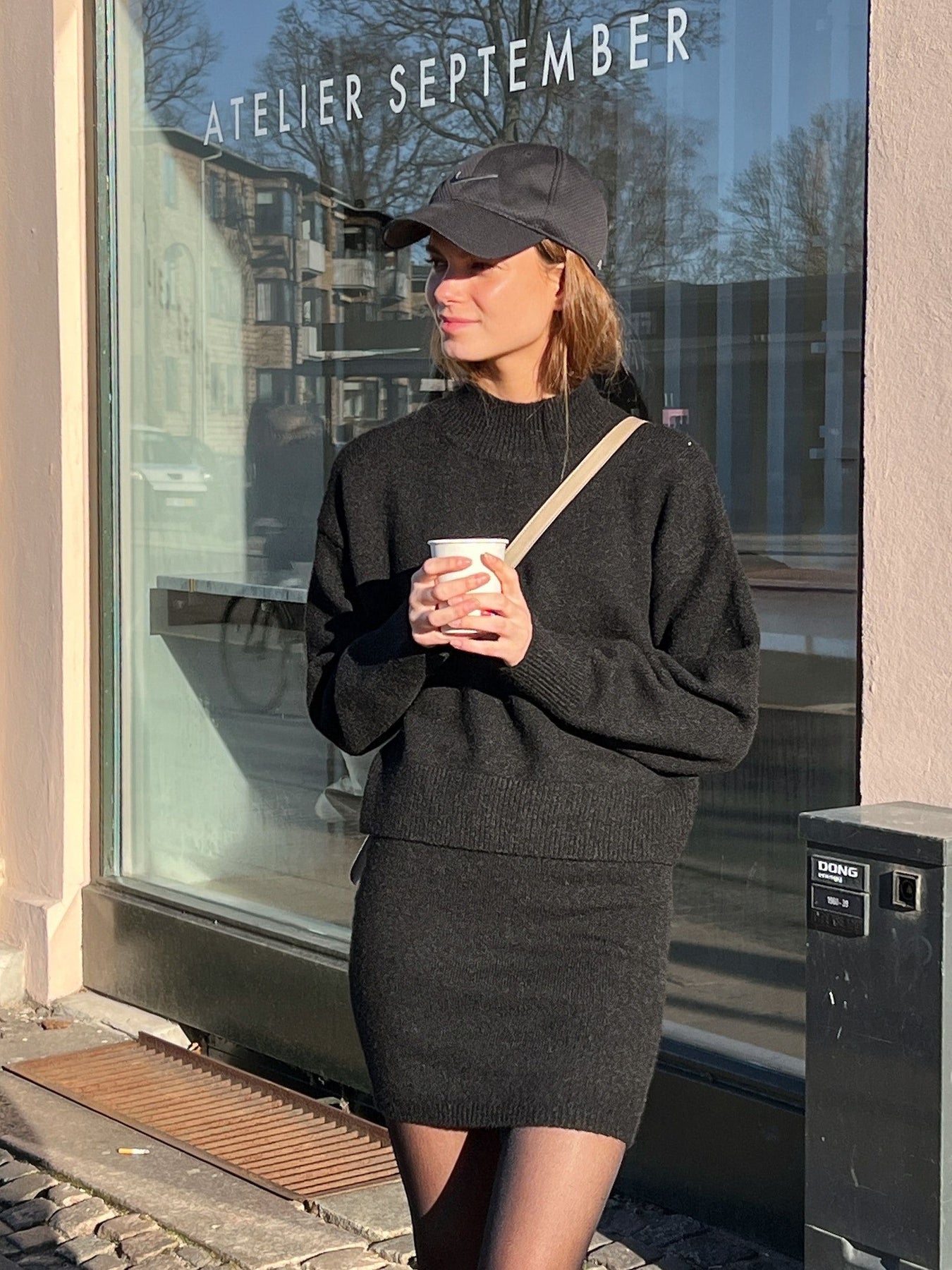 Marie Knit Skirt - Black