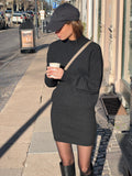 Marie Knit Skirt - Black