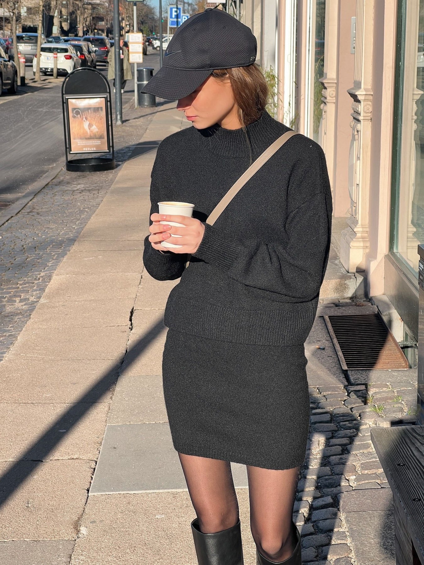 Marie Knit Skirt - Black