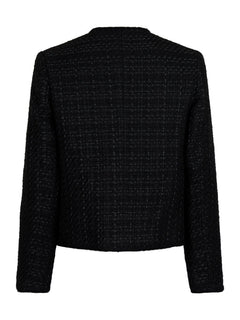 Helina Boucle Jacket - Black