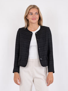 Helina Boucle Jacket - Black