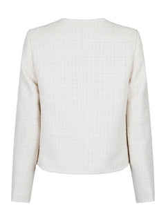 Helina Boucle Jacket - Off White