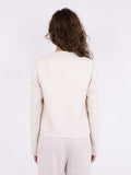 Helina Boucle Jacket - Off White
