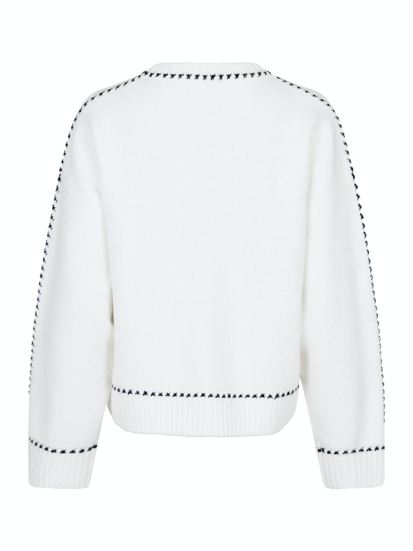 Detri Knit Blouse - Off White