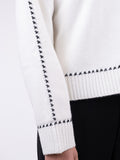 Detri Knit Blouse - Off White