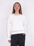 Detri Knit Blouse - Off White