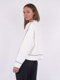 Detri Knit Blouse - Off White