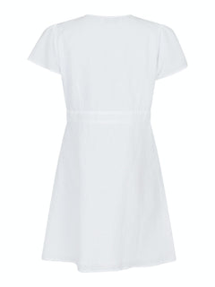Diara Linen Dress - White