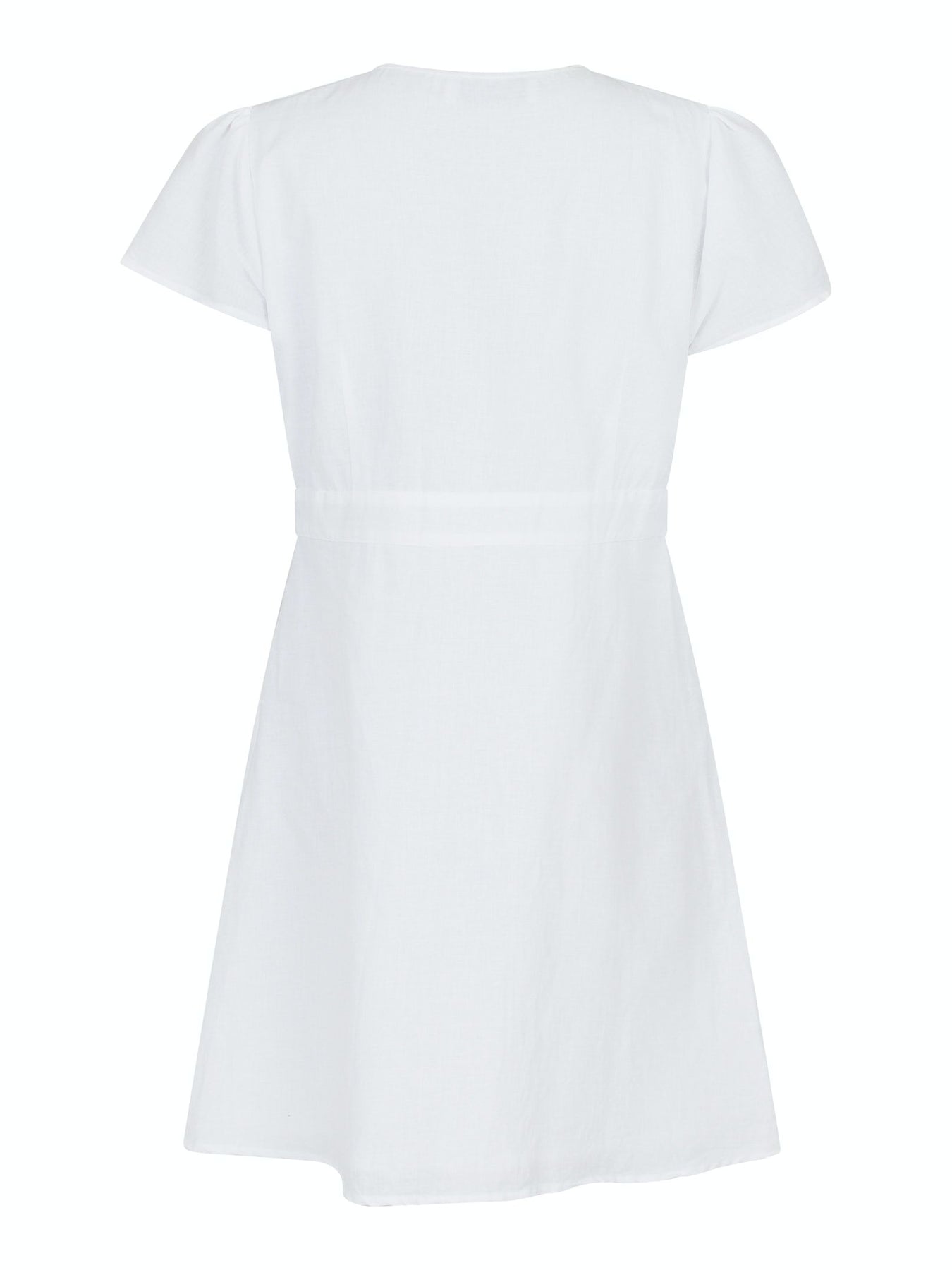 Diara Linen Dress - White
