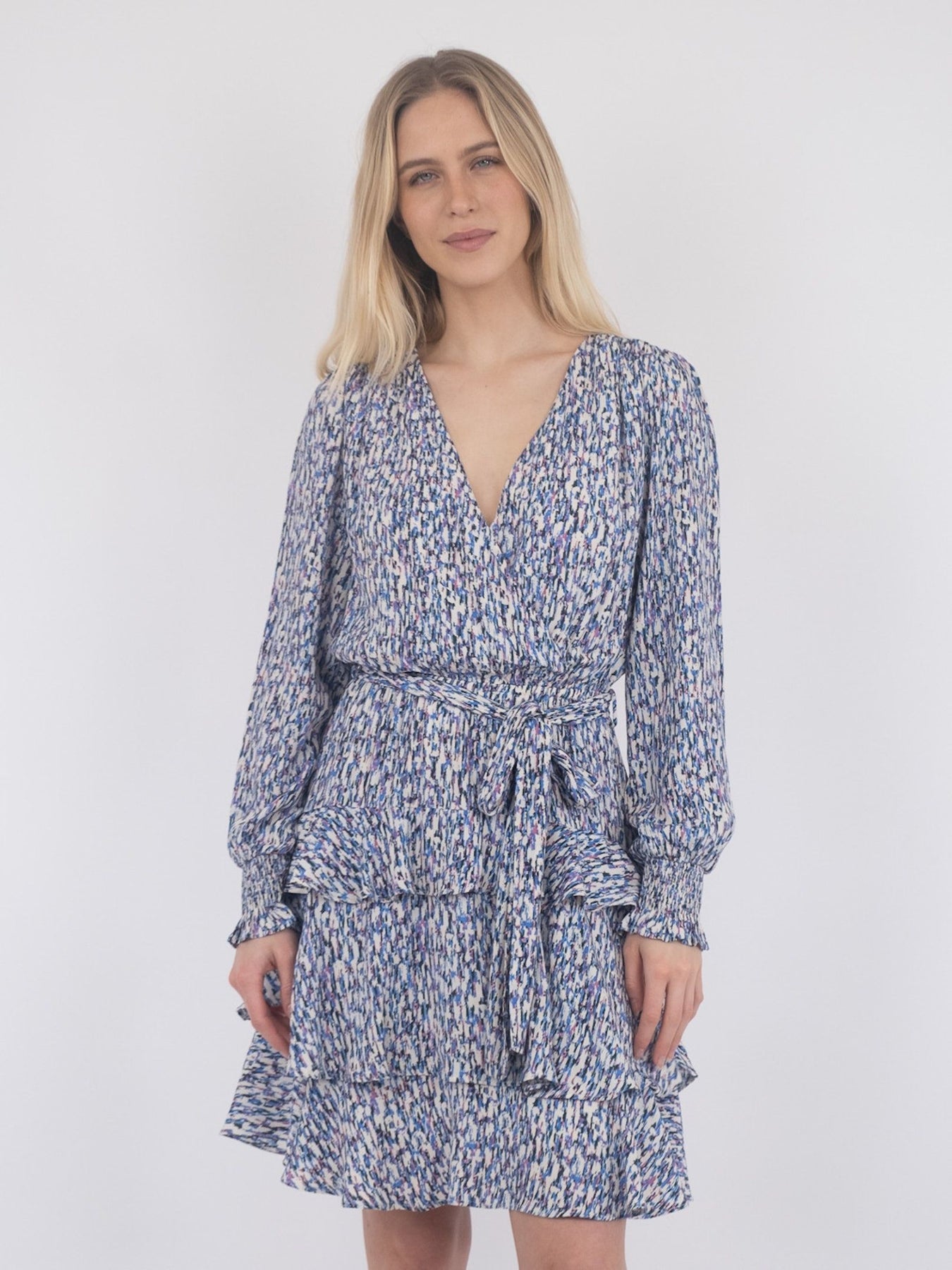 Dennie Color Haze Dress - Blue
