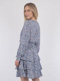 Dennie Color Haze Dress - Blue