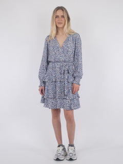 Dennie Color Haze Dress - Blue