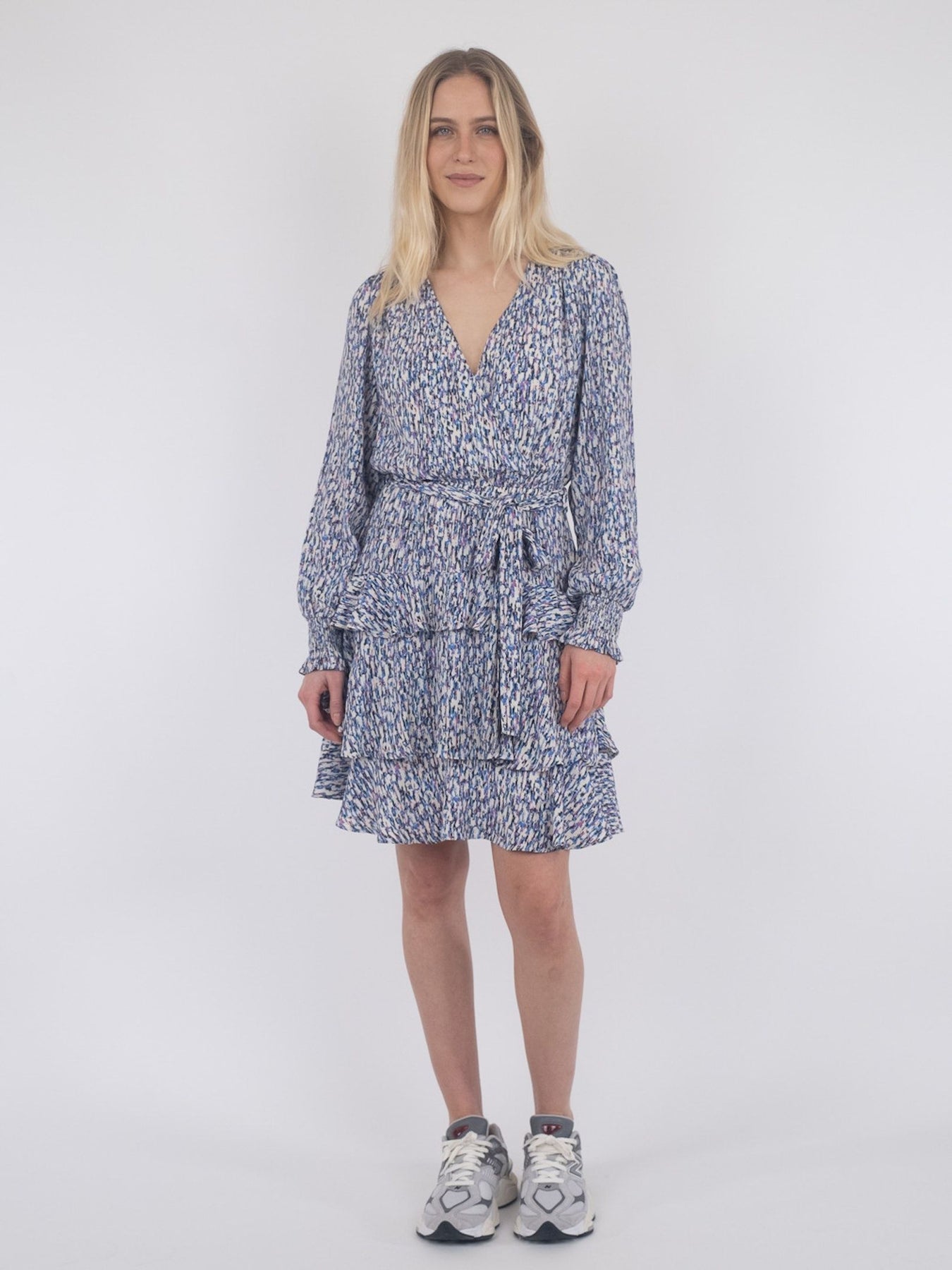Dennie Color Haze Dress - Blue