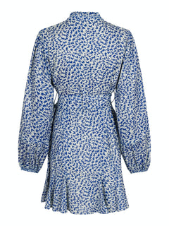 Althea S Simple IKAT Dress - Blue