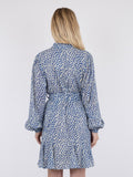 Althea S Simple IKAT Dress - Blue
