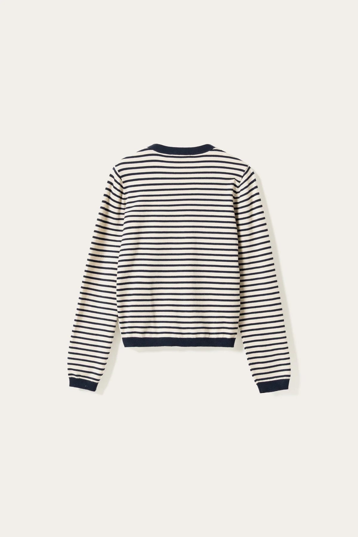 N-Marg Knit Cardigan - Dannia Blue Stripe