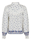Seima S Belle Border Blouse - Blue