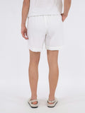 Shea Linen Shorts - White