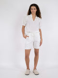 Shea Linen Shorts - White