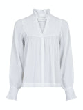 Jill S Voile Blouse - White