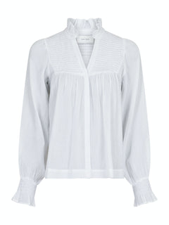 Jill S Voile Blouse - White