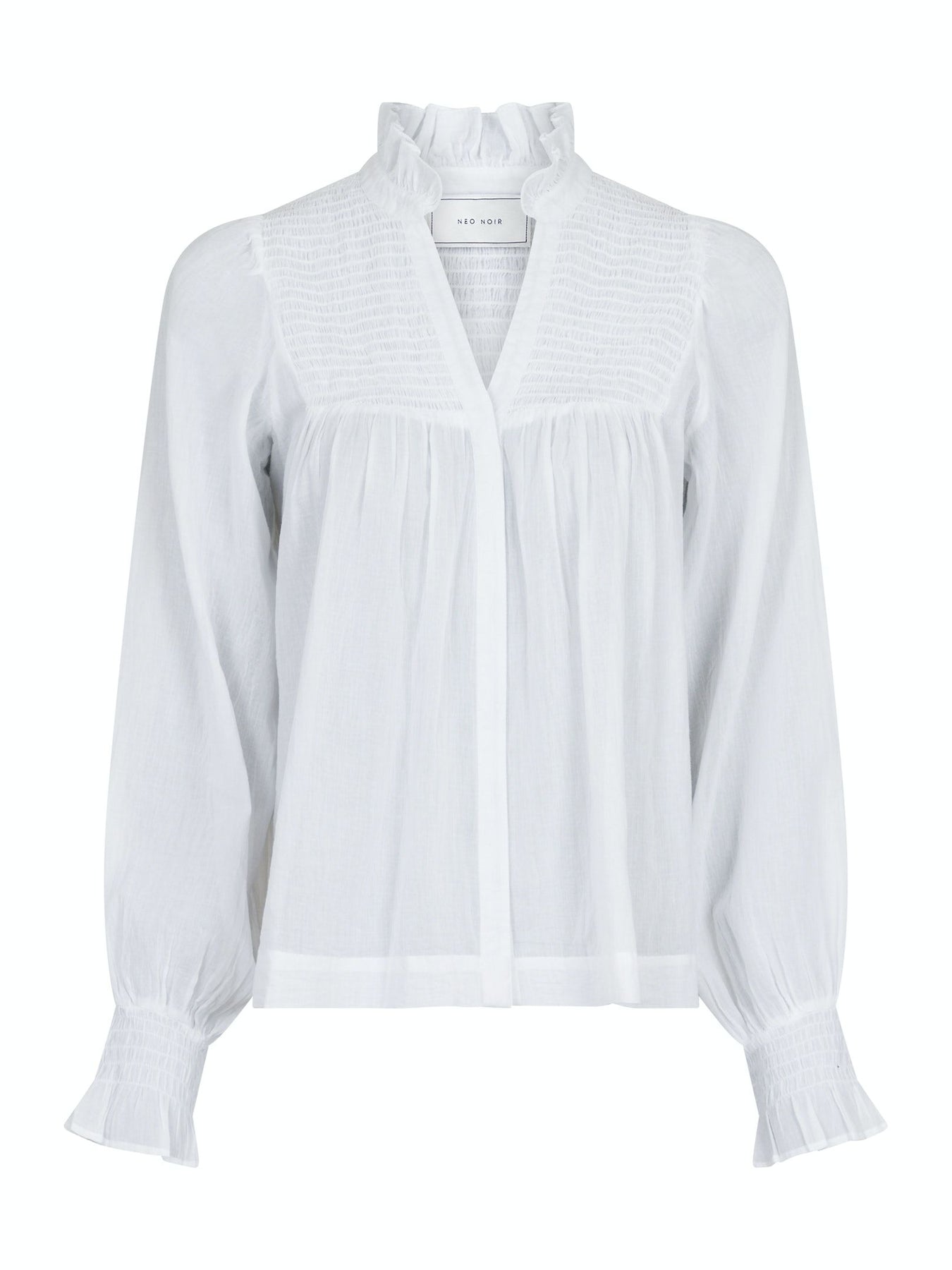 Jill S Voile Blouse - White