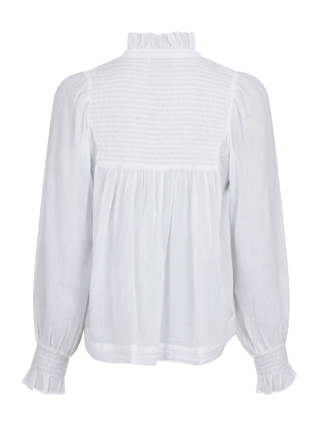 Jill S Voile Blouse - White