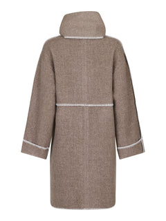 Kitty Twill Coat - Sand Melange
