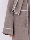 Kitty Twill Coat - Sand Melange