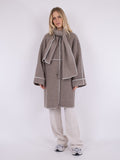 Kitty Twill Coat - Sand Melange