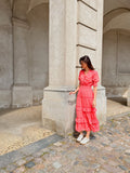 Sophie S Voile Dress - Coral