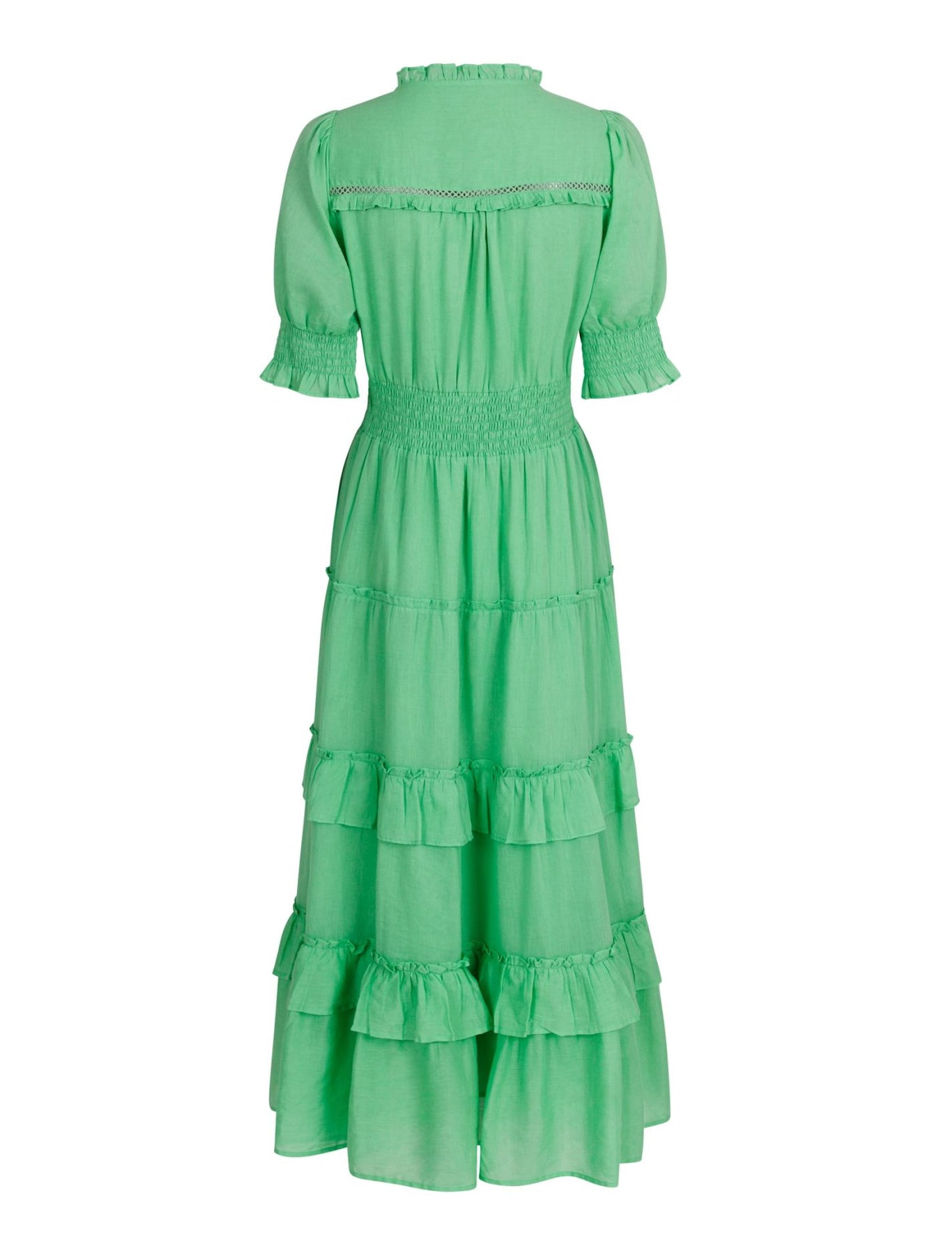 Sophie S Voile Dress - Apple Green