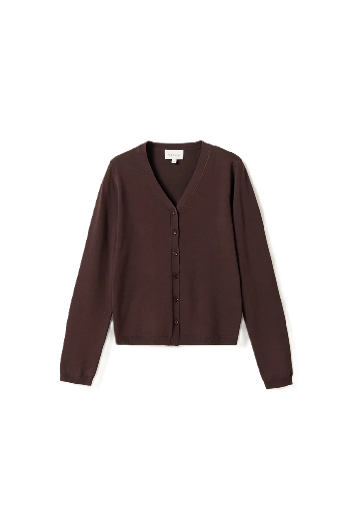 N-Marg Knit Cardigan - Chocolate
