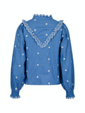 Degas Blouse - Dusty Blue