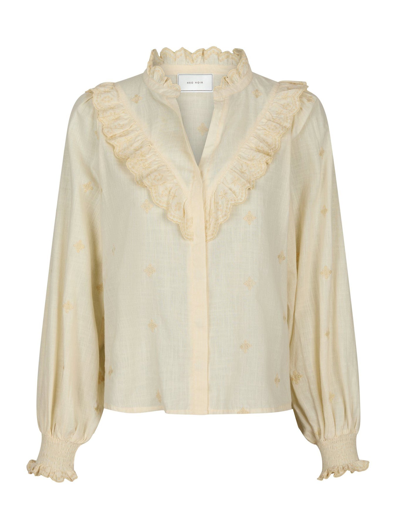 Degas Blus - Ljusgul