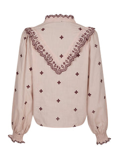 Degas Blouse - Dusty Rose