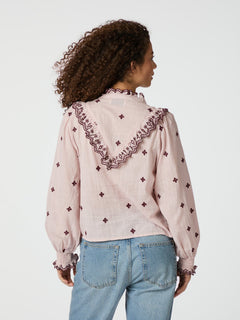 Degas Blouse - Dusty Rose